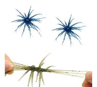 Lure Bait for Black Pits, 2PCS Bass Fishing Bait, Simulation Sea Urchin Bait, Soft Artificial Sea Urchin Lures for Shore,Trout,River,Lake,Saltwater,Freshwater (a)