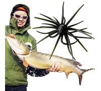 Lure Bait for Black Pits,Simulation Sea Urchin Bait,Bass Fishing Baits,Sea Urchin-Shaped Lures,Soft Artificial Sea Urchin Lures for Shore, Trout, River, Lake, Saltwater, Freshwater