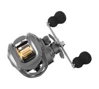 Lure Fishing Baitcasting Reel, Anti- Line Casting, General-Purpose Spool, Black Reel, Freshwater Saltwater Rod Combo, Carbon Fiber, Angler Gear