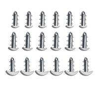 Lure Fishing Weight Set for Shore Rigs | Zinc Alloy 18-Piece Sinkers with Loop Top, Retaining Sides, and Saltwater Presentation Use