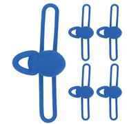 Lure Hook Holder - Fishing Rod Hook Keeper, 5pcs Fishing Accessory, Rubber Rod Keeper, Elastic Tackle Set, Portable Tool | Secure Hooks Storage Management Hardware Ice Pier Boat Activities Equipment