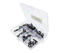 Lure Rod Tip Top Guide Rings 40Pcs for Spinners