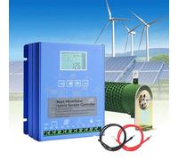 LURECAQING Wind/Solar Hybrid System Controller 12000W, 12V/24V/48V Auto Switch Regulator, MPPT Wind Solar Hybrid Boost Controller for Wind Turbine Generator Charger Battery, Home Use Small 24V