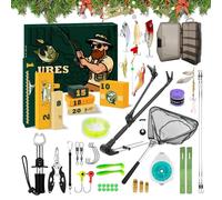 Lures Advent Calendar | 24 Days of Fun Reusable Accessories for Saltwater & Freshwater, Christmas Countdown from Riggers, for Teens Boys and Girls