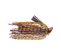 Lures Buckeye Flat Top Finesse Jig with Premium Skirting & Rubber Skirt Collar Durable Versatile Fishing Bait Peanut Butter & Jelly, 1/2 oz