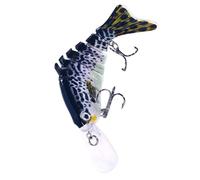 Lures Fishing Bait Life Life Like - Multi-gearced Fish Lures with Hook, Multi-Connected Swimming Baits, Fish Lures With Hook, Eyes Crankbait Atmosphere Sink Lure For Bass Trout Redvis