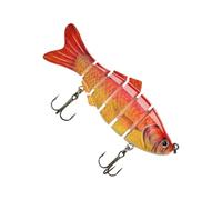 Lures for Bars - 6 Segments Mimicking a Fish - Hard Slide Lure | for Beginners Women Men Trout Catfish Boat Trailing Pond Lake
