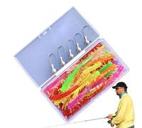 Lures for Perch and Pike | Small Soft Lure Swimmer Centipede | Artificial Lures with Hooks - for Freshwater Lake River Boat Kayak Perch Carp Trout Salmon Catfish