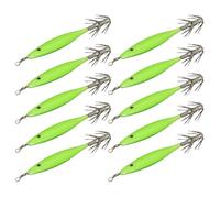 Lures Glow Jigs Hook Shrimp Lures Baits Squid Jigs Artificial Hard Baits Fluorescent Squid Cuttlefish Hook Freshwater Fishing