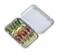 Lures with Fly | Realistic Accessories, Portable Lures Kit, for Men Parents and Husbands in Lakes Rivers Streams Reservoirs and Freshwater Ponds