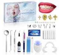 Luretrap Y2K Aesthetic Tooth Gem Kit | 40 Premium Crystal Pieces | Insta-Worthy Sparkle Collection | Slay-Worthy Fashion Accessories | Luxe Tooth Candy Starter Set