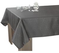Lurex Easy Care Tablecloth - Anthracite Silver - Rectangular 150 x 350 cm