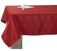 Lurex Easy Care Tablecloth - Burgundy Silver - Rectangular 150 x 300 cm