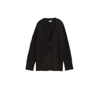 Lurex Jacquard Knit Cardigan for Women Tom Tailor Noir XL