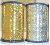 Lurex Metallic Threads - 1/69 Inch Width, Shiny Decorative Craft Thread for Embroidery, Weaving, Sewing, Crochet, Jewelry Making, DIY Arts & Crafts (Gold/Silver Options) 2,500 Meters Each+ 2 Free