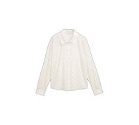 Lurex Polka Dot Shirt Women Tom Tailor Denim Blanc XL