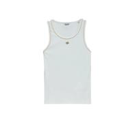 Lurex Tank Top Women Salsa Jeans Basic Blanc M