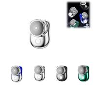 Lureza Shaver, Lureza Mini Shaver,Pocket Size Waterproof Razor for Travel, Office, and Business (Silver)