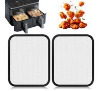 LURICO Splash Guard for Air Fryer 8.5L/10L, 2 Pieces Anti-Splash Accessories with Magnetic Mount, Compatible with CAF-R901-AEU and Dual Blaze Twinfry, Easy Installation and Cleaning