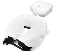 Luriseminger 200pcs Disposable Face Cradle Covers, Massage Face Covers Disposable Face Rest Covers Non-Woven Head Cradle Covers- 14.17 x 10.6 inches/ 36 x 27cm