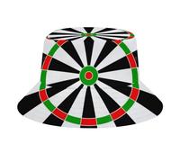 Lurnise Men‘S Sun Hats Target Dart Board Game Women's Bucket Hats Fisherman Hat Outdoor Cap Multi