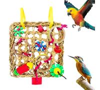 LURNODY Parrot Toys & Accessories, Bird Toys for Wall Foraging, Parrot Toys, Edible Climbing Hammock Mat, for All Birds