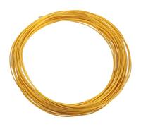 Lurrose 0.8mm Gold Aluminum Crafting Wire for Jewelry Making, Bendable and Wear-resistant Diy Beading Wire for Bracelet and Ornament Sculpture, 10m Portable Supply for Professional Handcraft