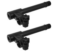 Lurrose 1 Pair Wheelchair Table Tray Bracket Plastic Support with Stable and Anti-Slip Features, Easy to Install Wheelchair Table Holder for Meal and Work Use