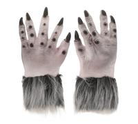 Lurrose 1 Pair Wolf Paw Gloves Horror Claw Halloween Costume Accessory