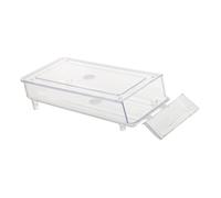 Lurrose 1 PC Transparent Egg Container with Lid Multi Refrigerator Storage Bin Egg Organizer for Family Gatherings Parties and Home Use Durable and Space Saving Design