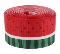 Lurrose 1 Roll Summer Ribbon Packing Ribbon Polyester Wear-Resistant Can Be Cut Arbitrarily Assorted Colour for Headdress Decor Home Decorations