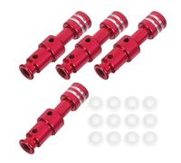 Lurrose 1 Set Replacement Float Valve - Pressure Cooker Float Valves Replacement Parts with Silicone Caps Kit Compatible with Midea