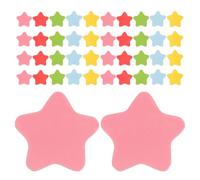 Lurrose 100 Pcs Star-Shaped Refrigerator Magnets Multi-Color Magnetic Stickers for School Rewards, Group Competitions, and Home Office Decoration