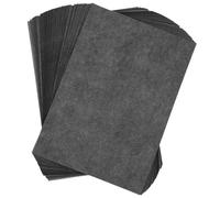 Lurrose 100 Sheets A4 Carbon Transfer Paper Black for Tracing and Writing Practical Use Artist Transfer Tracing Paper Suitable for Dressmaking and Sketching