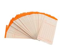 Lurrose 100 Sheets English Time Cards for Office Clocking, Weekly and Monthly Format Attendance Recorder Paper, Compatible with Employee Clocking Machines for Work Hours Logging