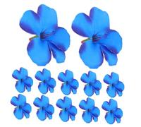 Lurrose 100pcs Artificial Orchid Flower Heads Faux Bloom for Wedding Cake Hair Accessories Hats Crafts Decoration Realistic Design Easy to Assemble Large Pack for DIY Party Events