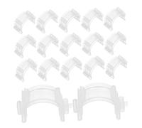 Lurrose 100pcs Bobbin Holder Clips for Sewing Machines Transparent Thread Clips for Secure Grip and Thread Management Compatible with Various Models Easy Installation for Smooth Sewing and