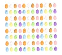 Lurrose 100pcs Easter Foam Eggs 4cm Small Speckled Egg Decor for DIY Crafts Party Bag Stuffers Holiday Decorations
