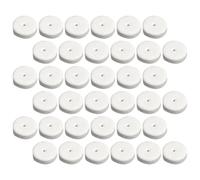 Lurrose 100pcs Foam Cushion Backs Earring Pads White Simple Unique Support Convenient to Replace for DIY Jewelry Enthusiasts Creating Jewelry