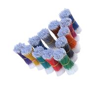 Lurrose 100Pcs Glitter Gel Pen Refills Smooth Writing Ink Replacement for Ballpoint Pens Plastic Material Office School Use