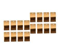 Lurrose 100pcs Jewelry Making Pendants Diy Pendant Charm Copper Disc Blanks Unique Shape Design for Necklace Bracelet Keychain