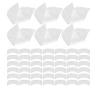 Lurrose 100pcs Natural Silk Neck Care Mask White for Skin Repair and Complete Fit, Ultra-thin Neck Patch Suitable for Spa and Beauty Routine to Reduce Wrinkles and Hydrate Skin