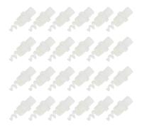 Lurrose 100pcs Plastic Spiral Cone Nozzle 1/4 Inch Thread Industrial Cleaning Sprayer Nozzle for Pressure Washer and Exhaust Gas Scrubber