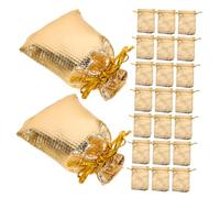 Lurrose 100pcs Small Drawstring Jewelry Storage Pouches Compact Bags for Wedding Party Favors Candy Packaging Christmas Holiday Celebration Protective and Easy Closure
