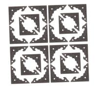 Lurrose 100pcs Vintage Metal Corner Guards Antique Protective Edge Brackets for Jewelry Boxes Cabinets Desks Furniture Decorative Retro Corner Protectors