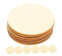 Lurrose 100pcs Wood Rounds Unfinished Wood Circles Rustic Small Round Plywood Discs with Presanded Smooth Surface for Painting Home Décor DIY Crafts
