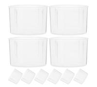 Lurrose 10pcs 15ml Graduated Measuring Liquid Containers Small Lab Mixing Beakers for Kitchen Cooking and Laboratory Use