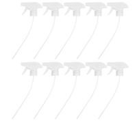 Lurrose 10pcs 28mm Plastic Spray Bottle Nozzles Replacement Trigger Sprayer Heads White for Garden Watering, Home Cleaning, Car Detailing and Industrial Use