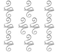 Lurrose 10PCS Adjustable Crochet Tension Rings for Women Yarn Guide Finger Rings Knitting Accessories DIY Craft Supplies for Crocheters Knitters Grandma Mom