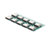 Lurrose 10Pcs C Connector Converter Type C Female Connector for Fast Data Durable Design for Easy Installation for Wire Connection